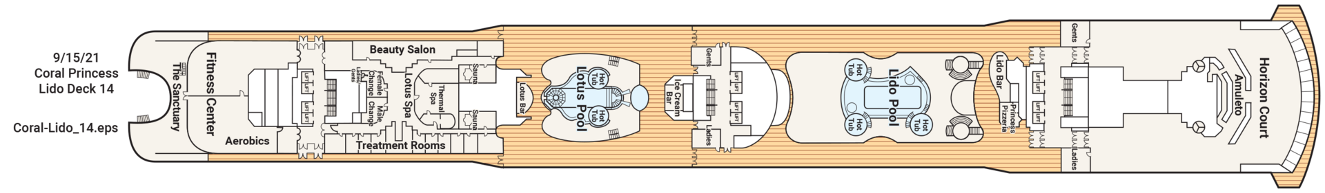Deck 14 - Lido